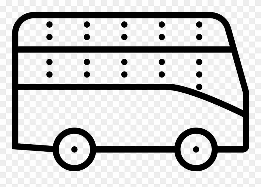 This Is A Picture Of A Double Decker Bus - Car Clipart