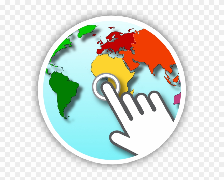 Maps Clipart Geographical Feature - World Map - Png Download