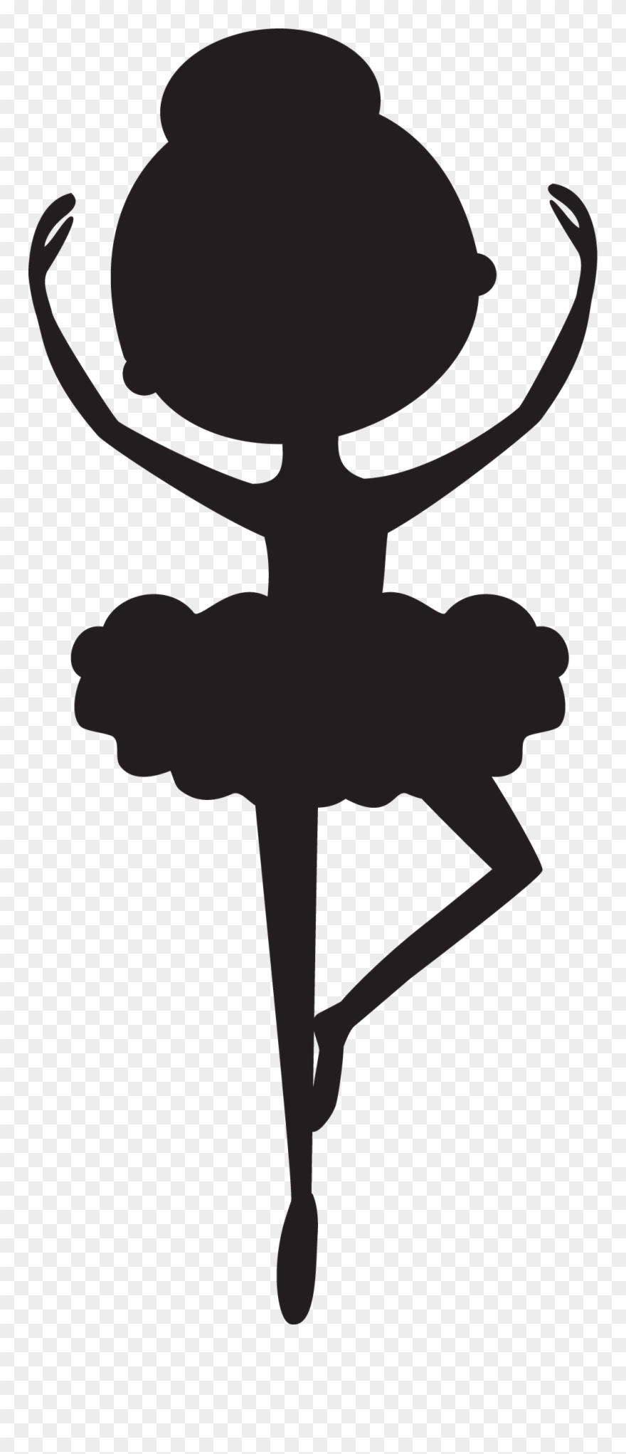Silhouette Ornaments Por Cookies Png - Molde De Bailarinas De Ballet Clipart