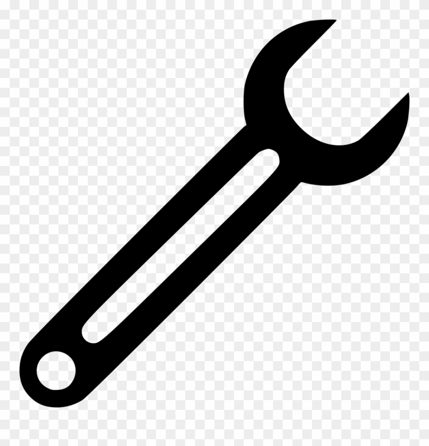 Spanner Clipart Software Tool - Tool - Png Download
