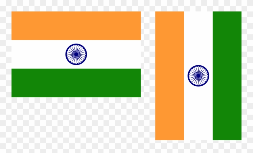 India Flag Vertical Clipart Flag Of India National - India Flag Vertical - Png Download