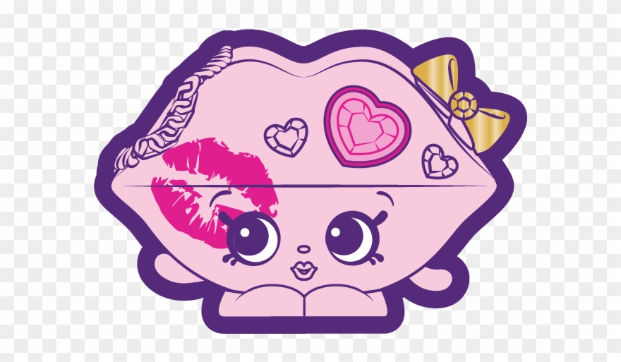 Lippy Zips Is An Ultra Rare Glamour Gems Tribe Shopkin - Shopkins Season 9 Wild Style Glamour Gems Tribe Clipart