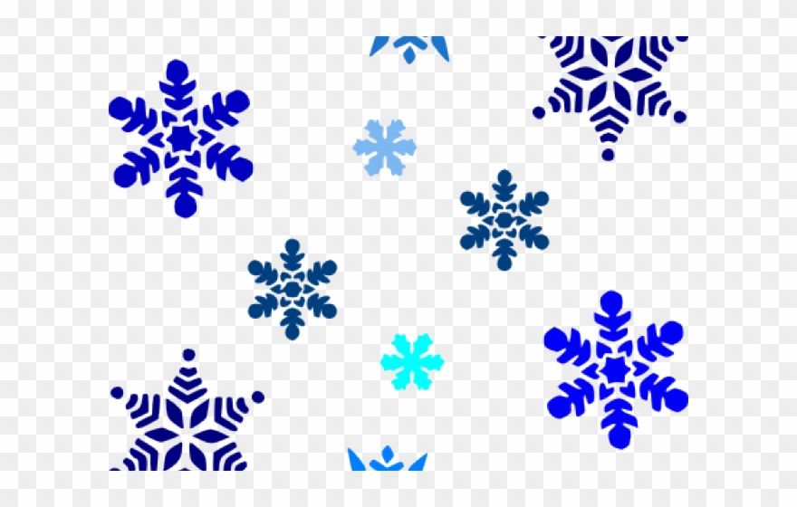 Snowflake Clipart Group - Draw A Tiny Snowflake - Png Download