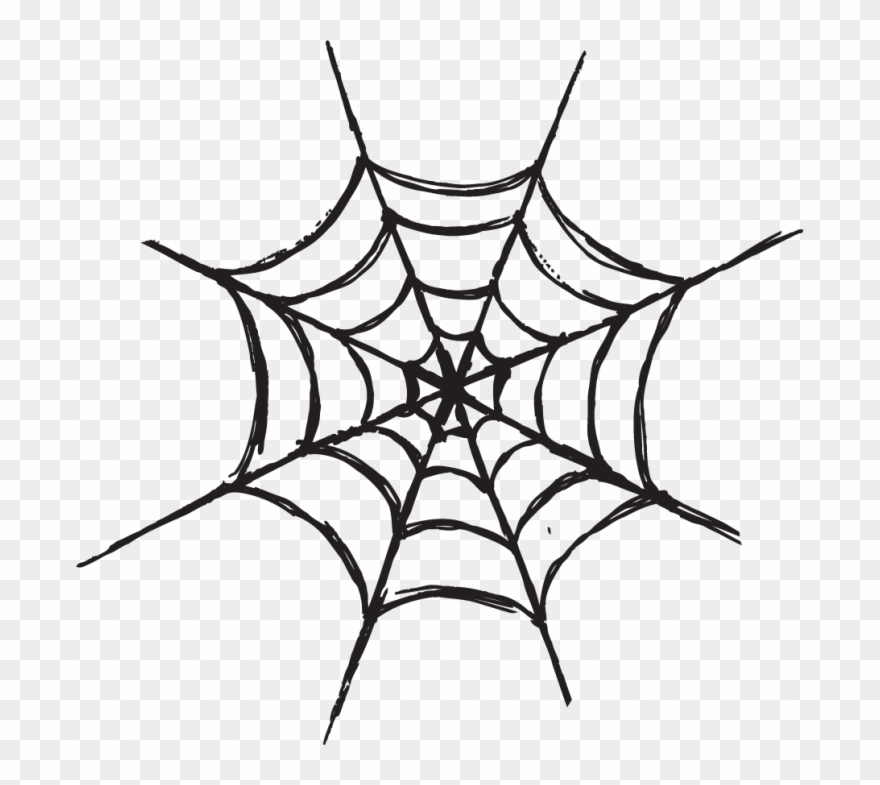 Clip Black And White Library Black And White Halloween - Spooky Halloween Clip Art - Png Download