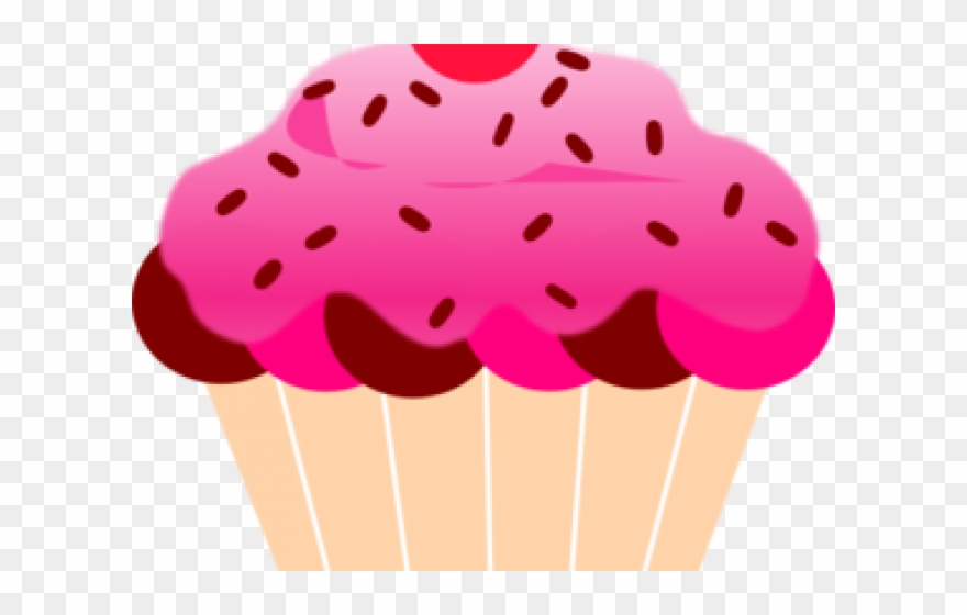 Cupcake Clipart Vector - Cupcake Cartoon No Background - Png Download