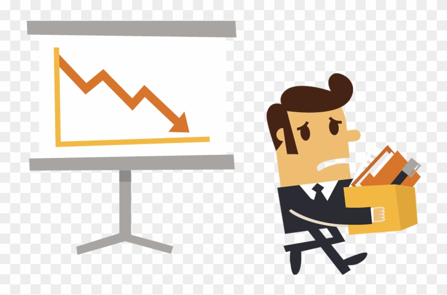 Businessman Fired - Disminuir Animado Clipart