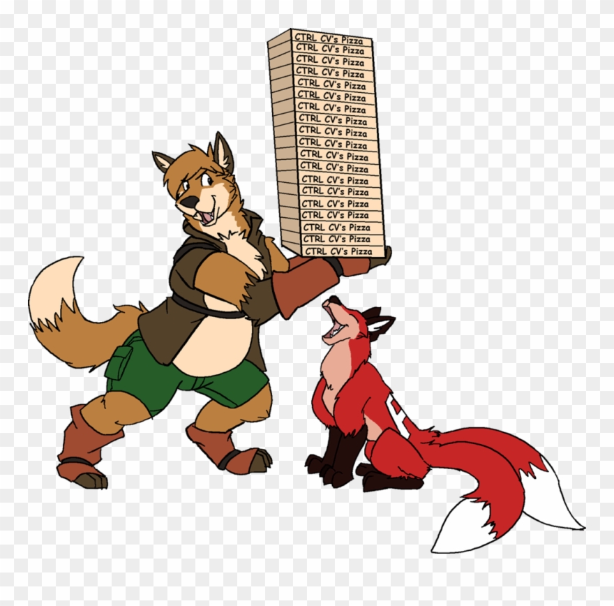 Pizza Party At Caleb - Cartoon Clipart