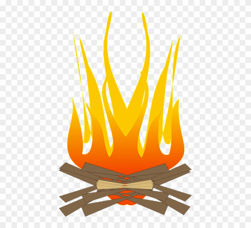 Clip Art Library Library Collection Of - Irreversible Change Burning Of Wood - Png Download