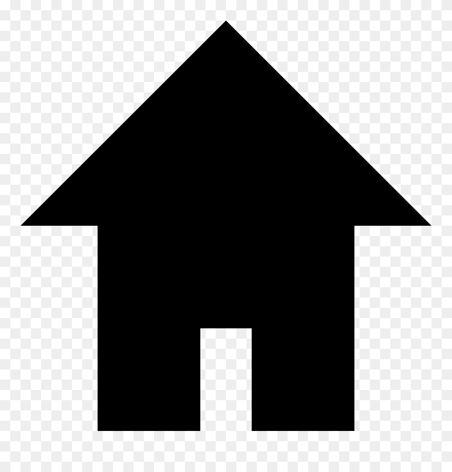 Real Estate Clip Art Download - Clipart Of Home Button - Png Download