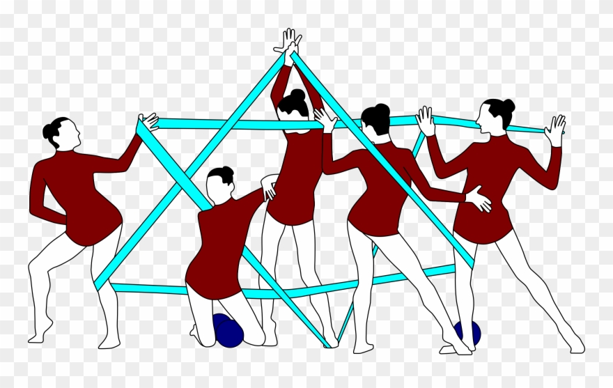 Big Image - Dibujo Cinta Gimnasia Ritmica Clipart