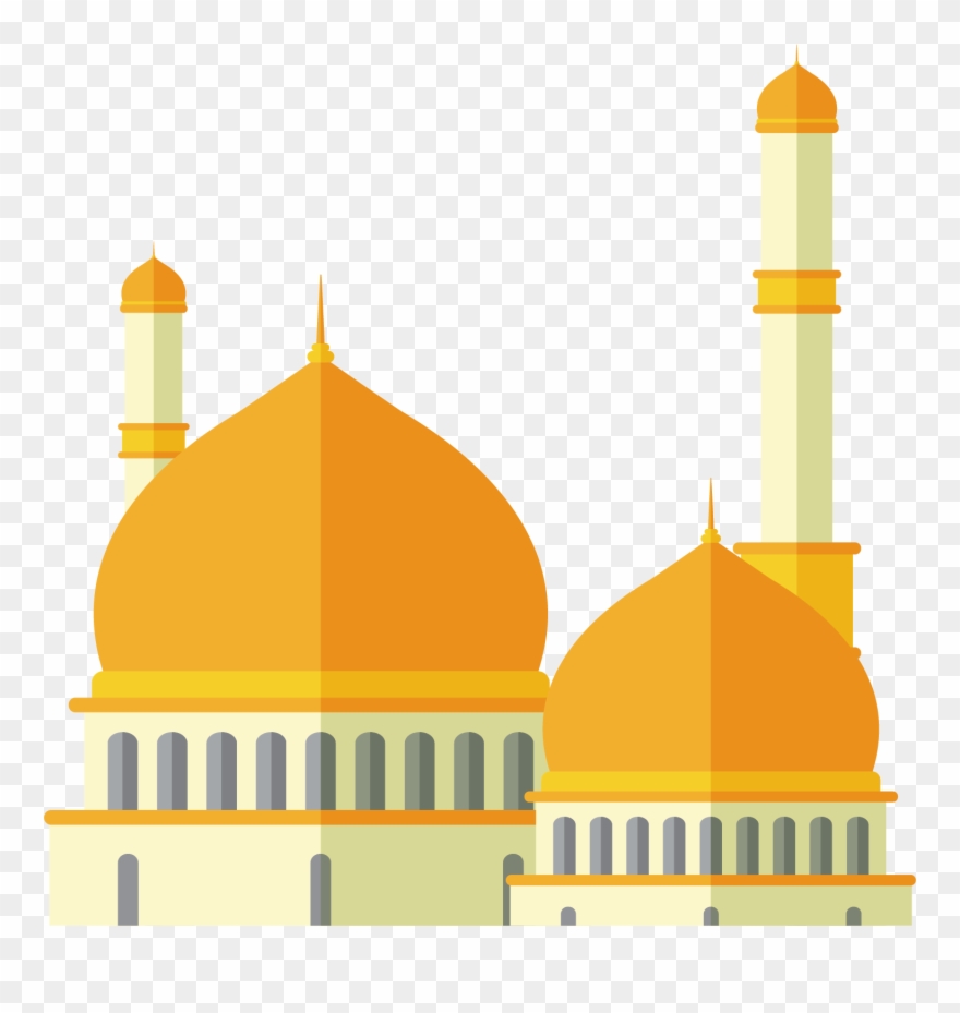 Watercolor Mosque Free Png And Clipart Vector, Clipart, - Mosque Clipart Transparent Png