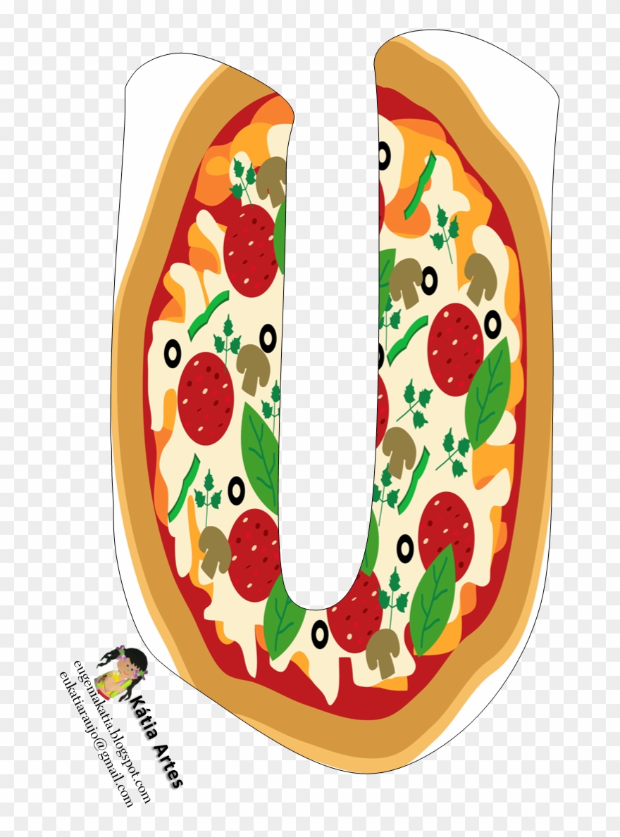 Pizzas, Foods, Teenage Mutant Ninja Turtles, Baby Boys, - Katia Artes Letras De Pizza Clipart
