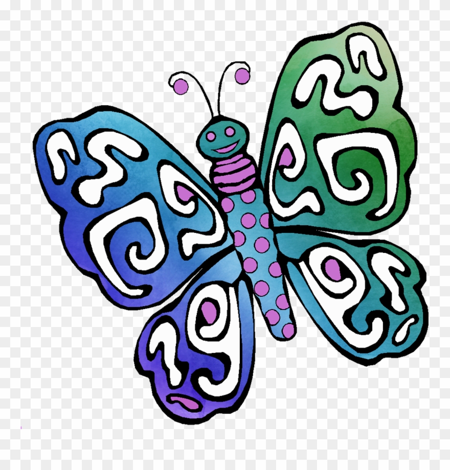 Butterfly Drawing Watercolor Clipart
