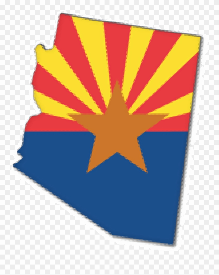 Arizona - Clipart - Arizona State Flag - Png Download