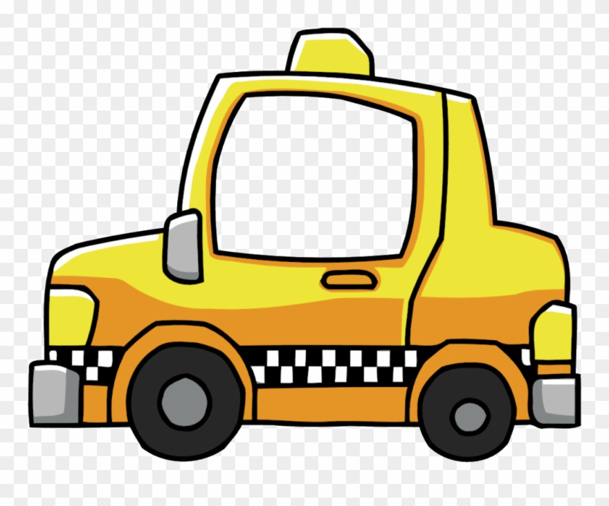A Cab Is A Form Of Public Transportation - Transparent Background Taxi Clip Art - Png Download