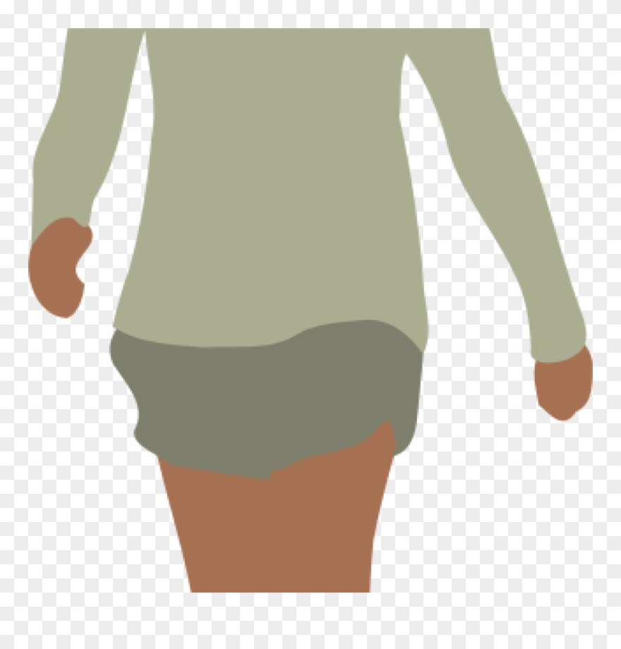 Human Clipart Images Free Clipart Faceless Woman Walking Walking Woman Png Download Pinclipart