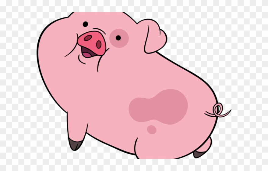 Pig Clipart Kawaii - Dibujos De Pato Gravity Falls - Png Download