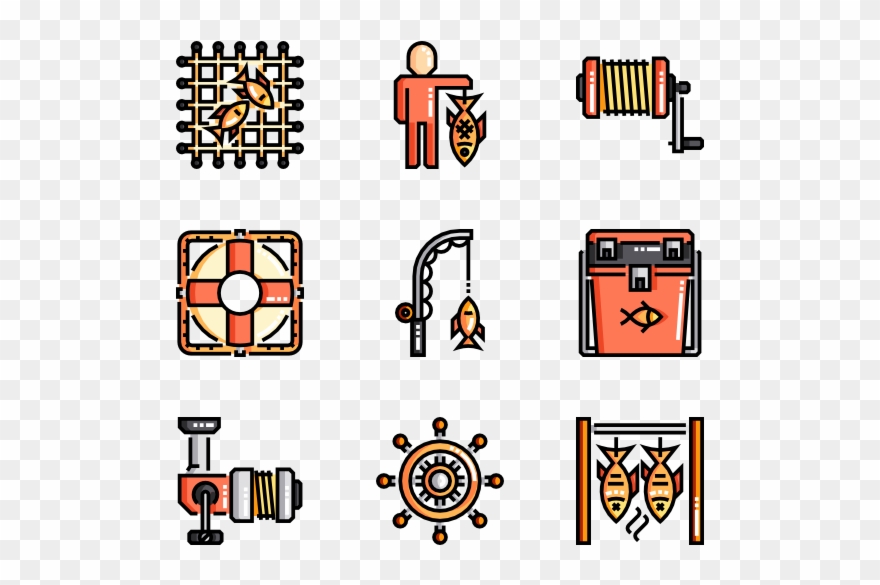 Fishing - Icon Clipart