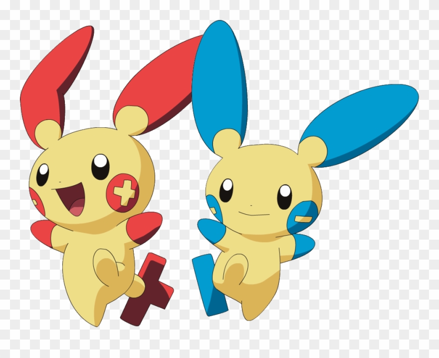 Plusle And Minun - Pokemon 3: Advanced Challenge Dvd Clipart