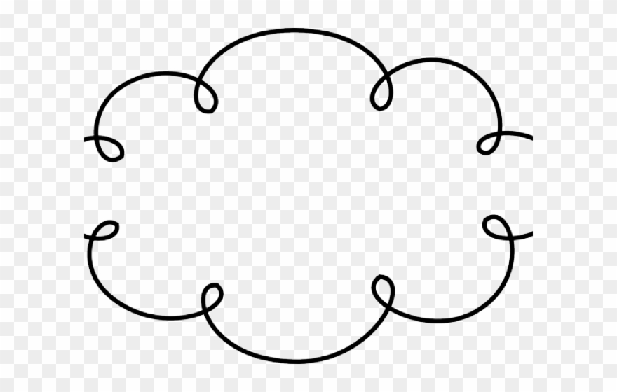 Clouds Clipart Doodle - Cloud White Doodle Png Transparent Png