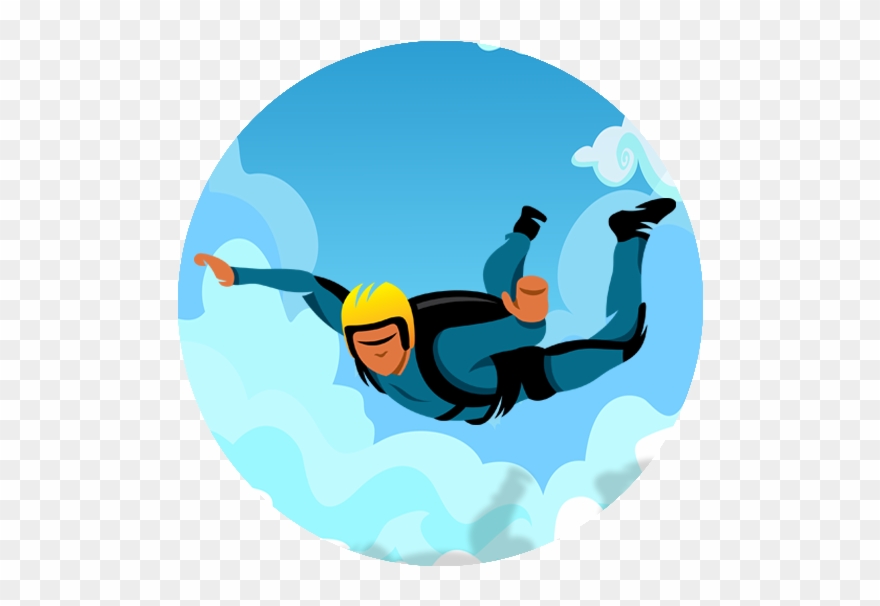 Sky Diving - Skydiving Clipart Png Transparent Png