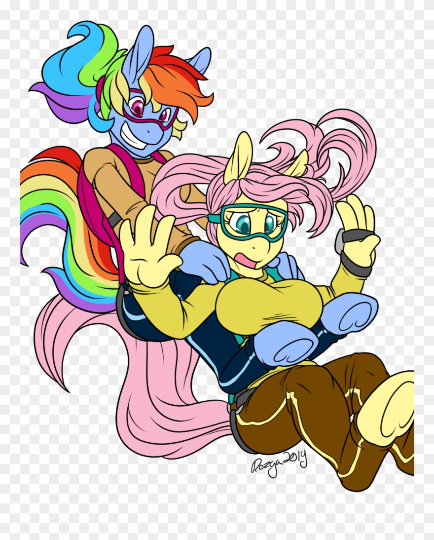 Air Ponyville, Anthro, Artist - Commission Clipart