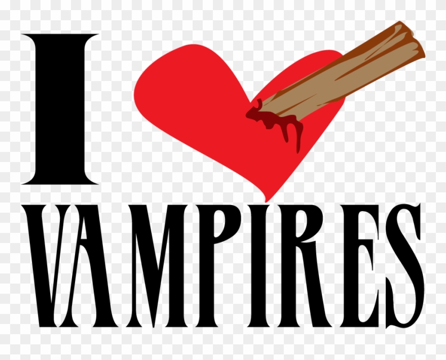 I Stake Thru Heart Vampires - Stake In Heart Clipart