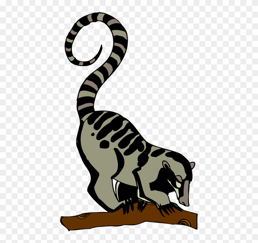 Lemur In A Tree - Lemurs Clipart