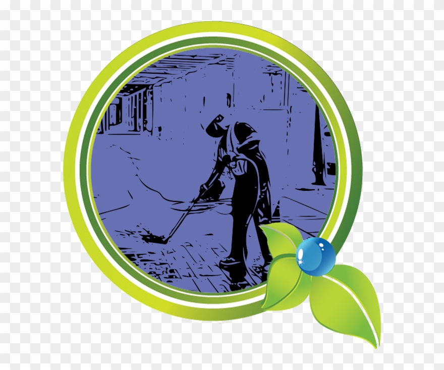 Professional Pressure Washing - Illustration Clipart