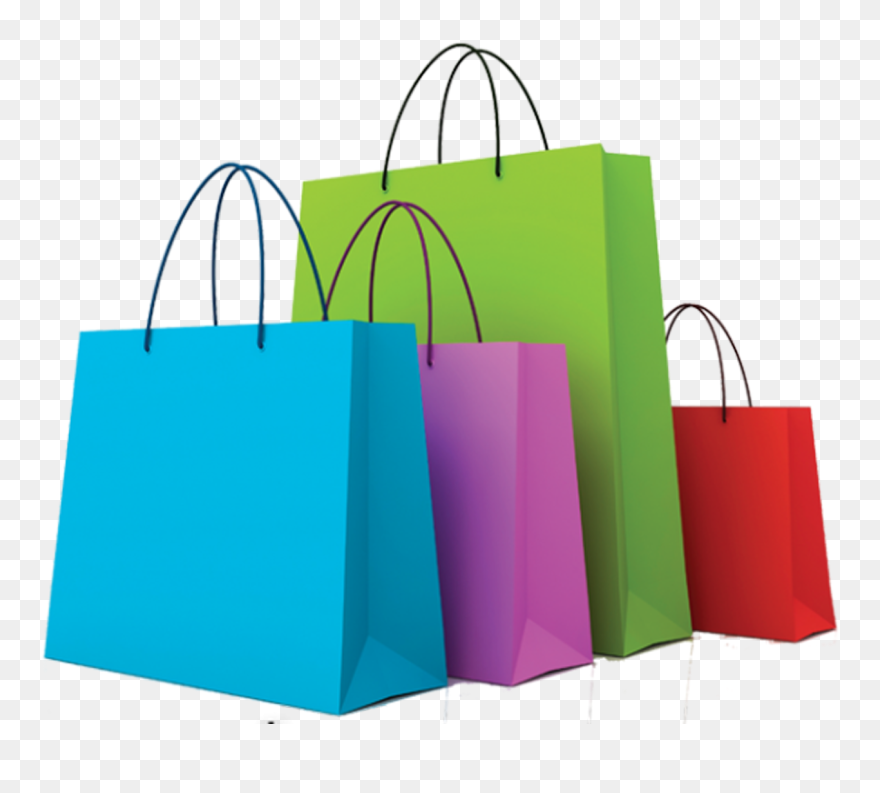 Shopping Bag Clipart Baggs - Shopping Bags Clipart Transparent - Png Download