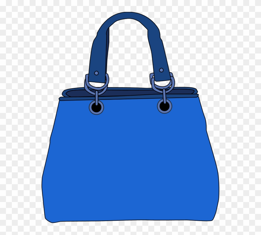 Tote - Blue Bag Clip Art - Png Download