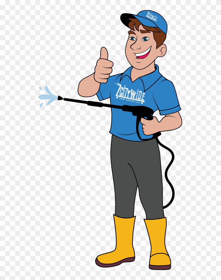 We Offer Full Service Hot Pressure Washing And Sanitizing - Cartoon Clipart