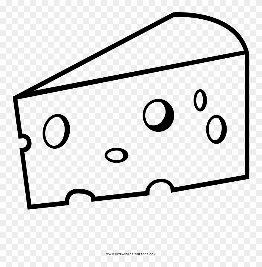 K U00e4se Ausmalbilder Ultra Coloring Pages Clip Art - Dibujo De Queso Para Colorear - Png Download