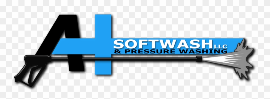 A Soft Wash & Pressure Washing - Pressure Washing Clipart