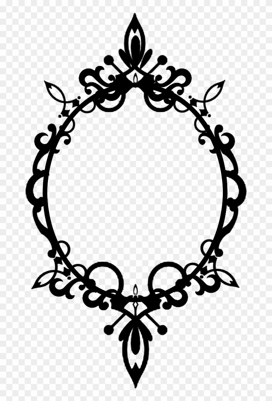 Victorian Frames Clipart - Transparent Victorian Frame Png