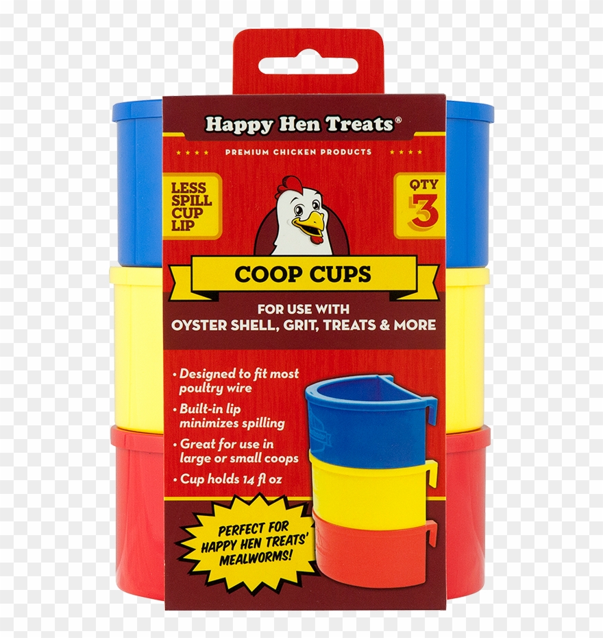 Coopcupsfrontfacing 2375b58d Ee80 4201 A1ca 9fafcc3d0d9e - Happy Hen Treats 17087 6oz Mealworm Seed Treat Clipart