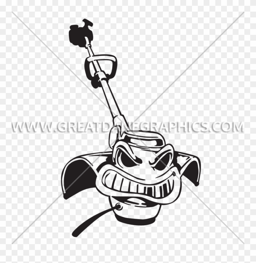 Angry Weed Eater Production - Weed Eater Clip Art - Png Download