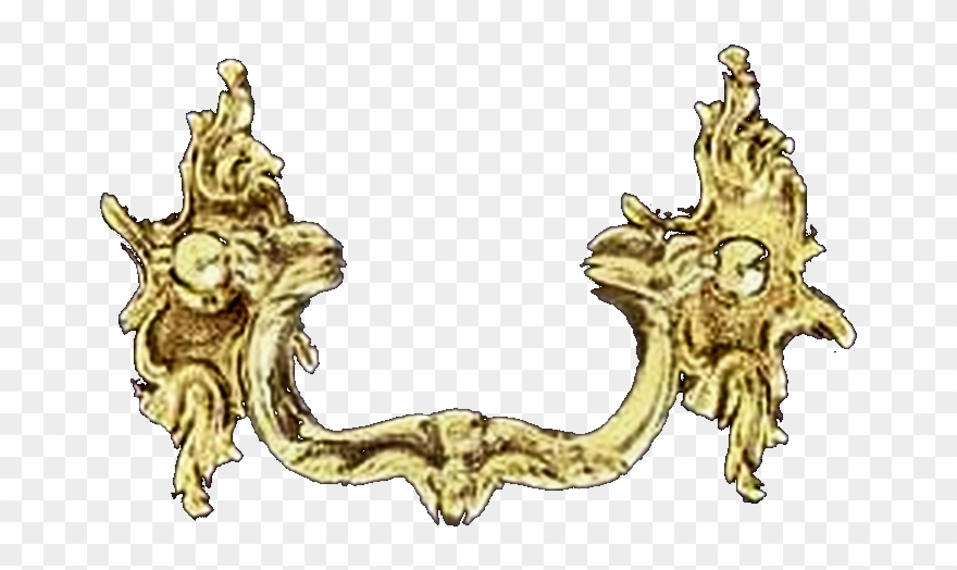 Icebox & Hoosier Hardware, Reproduction Vintage Drawer - Drawer Pull Clipart