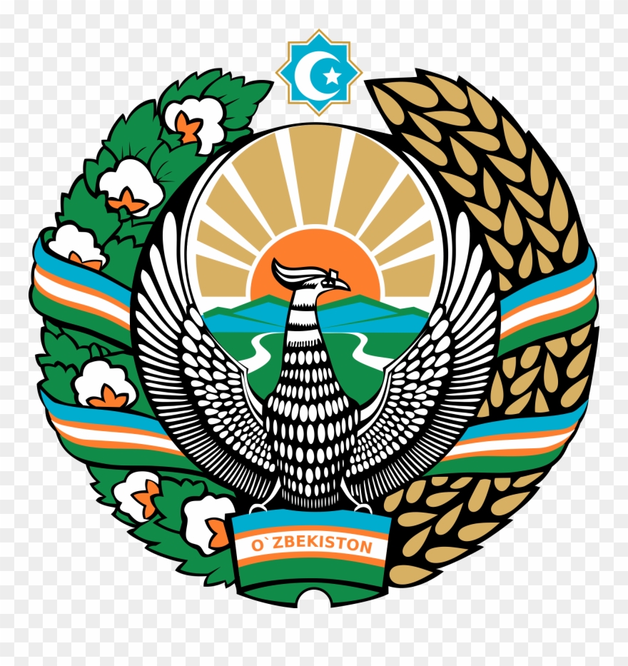 Coat Of Arms Of Uzbekistan - Uzbekistan Coat Of Arms Clipart