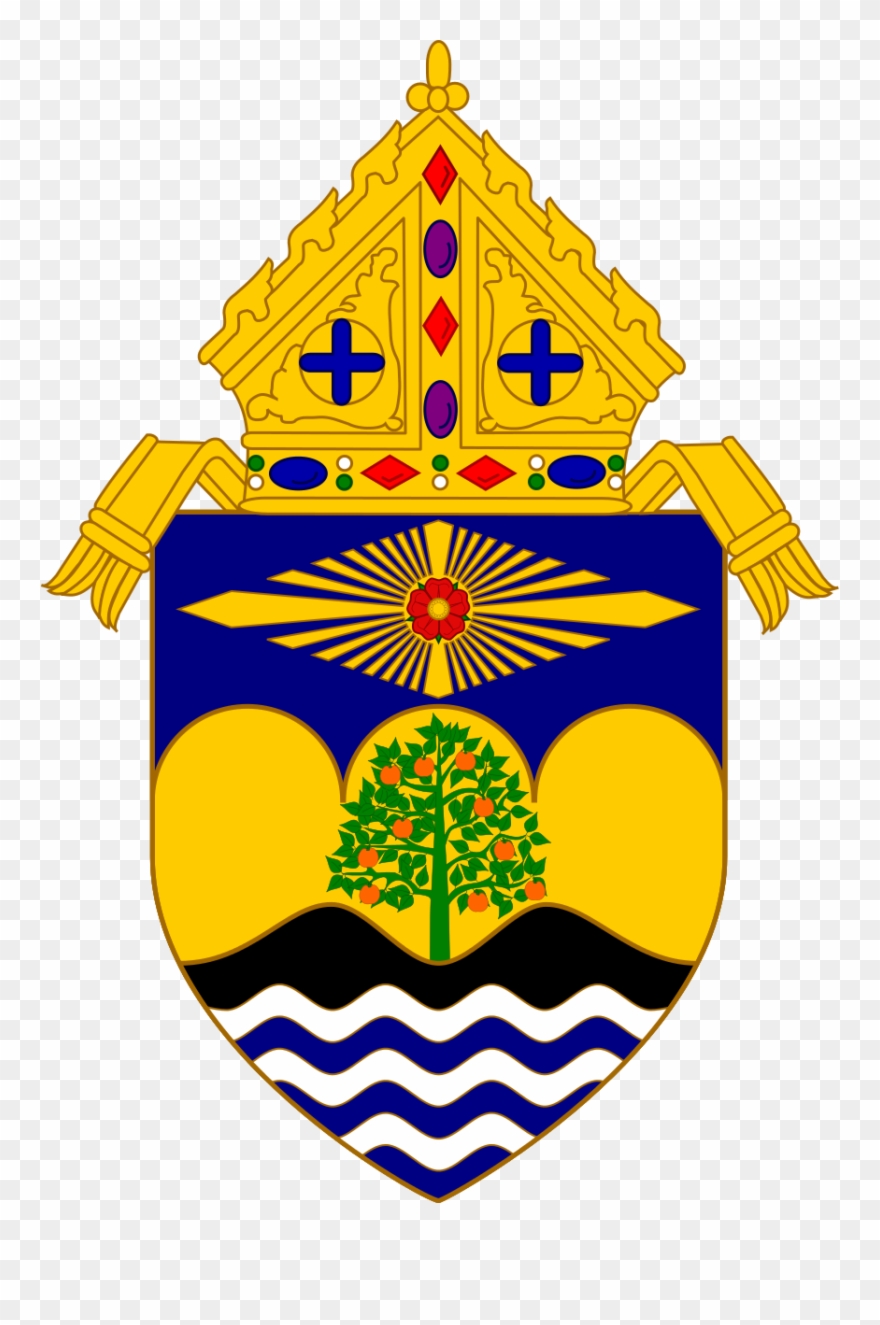 Coat Of Arms Of The Roman Catholic Diocese Of Orange - Diocese Coat Of Arms Clipart