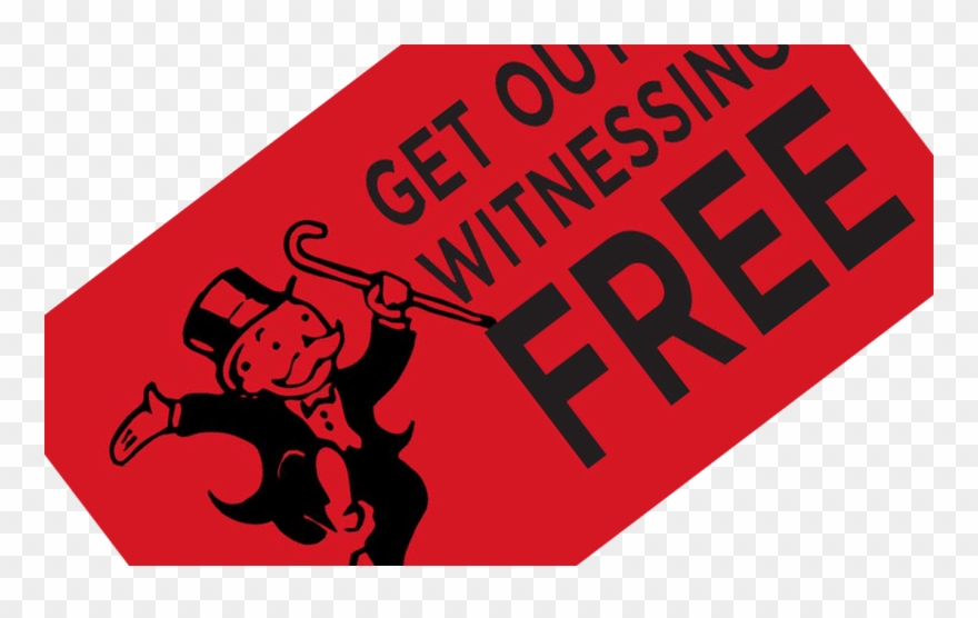Get Out Of Witnessing Free - Golf Clipart