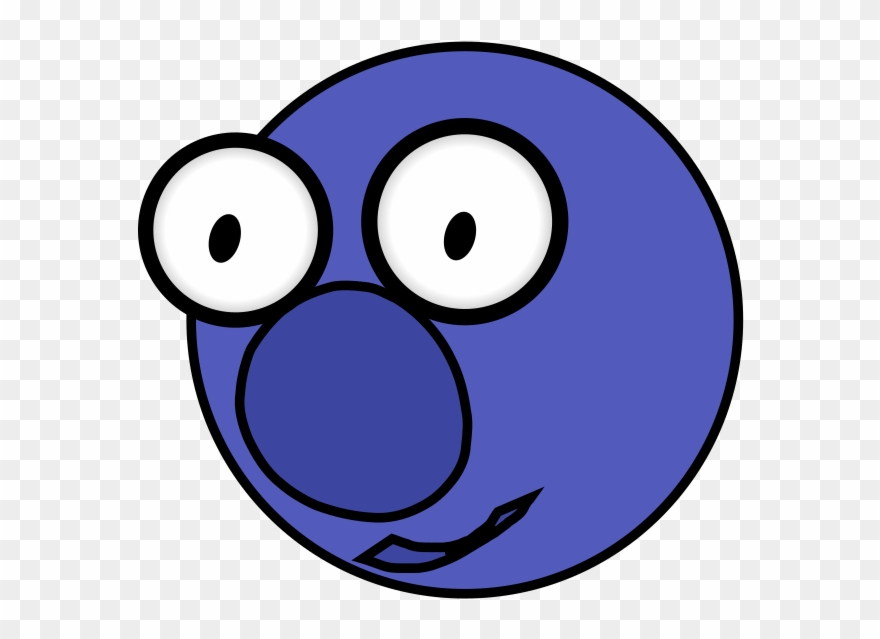 Blueberry Clipart Face - Cartoon - Png Download