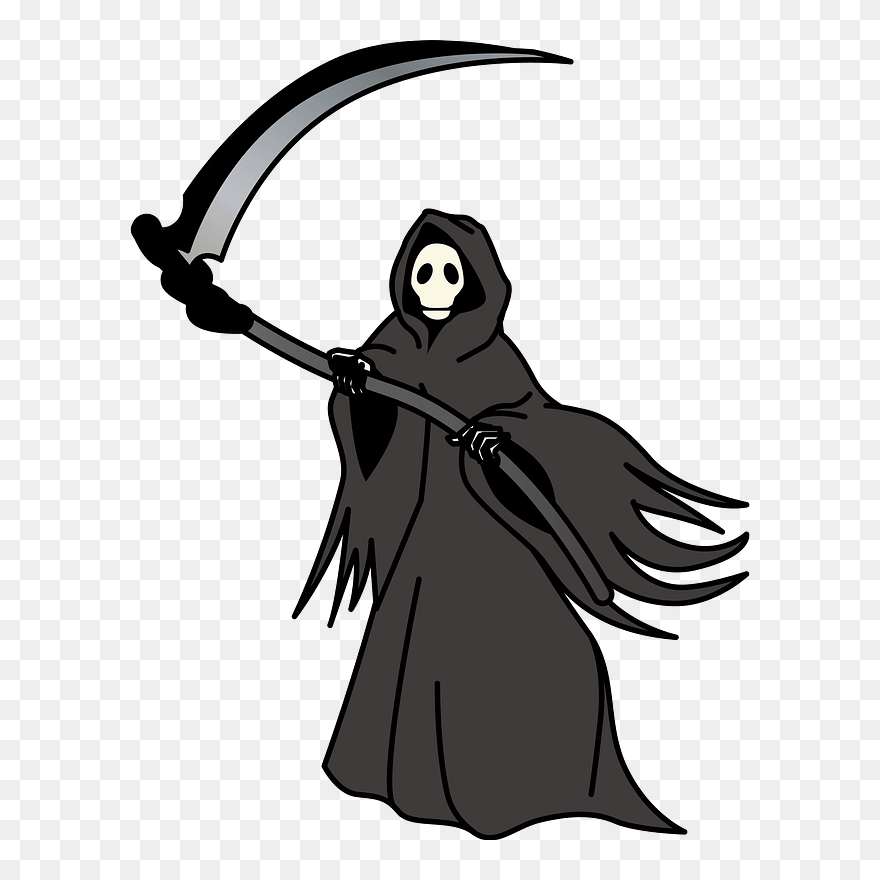 Grim Reaper Cartoon Transparent Clipart