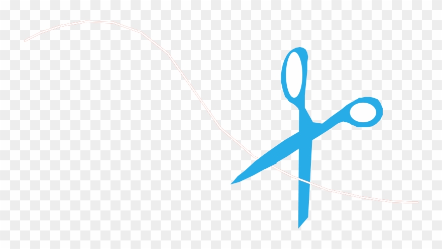 Free Scissors And Thread - Tesoura E Carretel De Linha Desenho Em Png Clipart