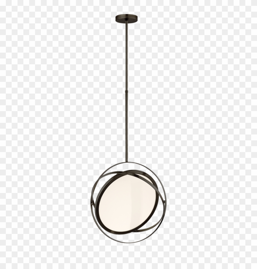 Orbit 16"" Swiveling Pendant In Bronze By Visual Comfort - Bronze Clipart