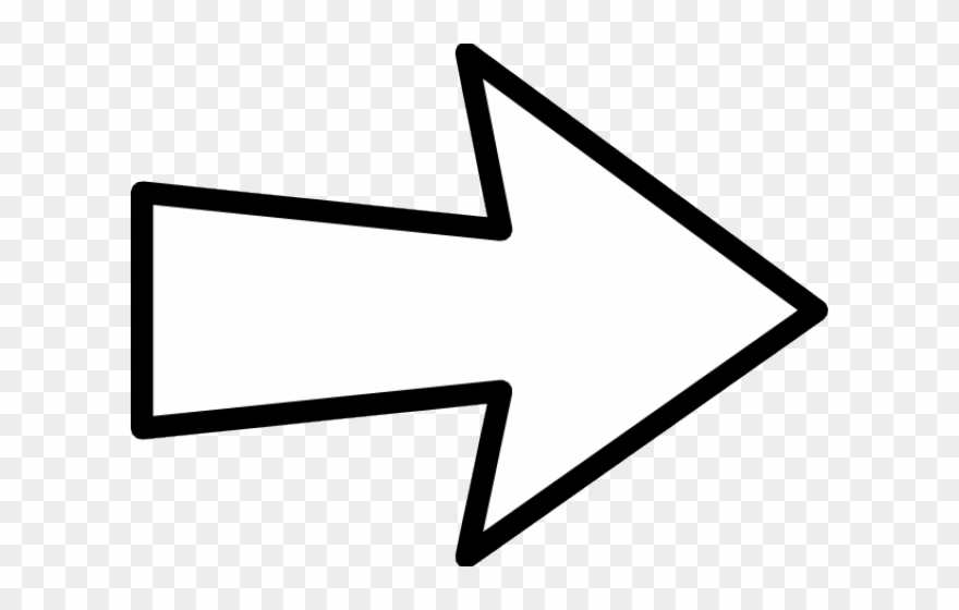 Arrow Clipart Coloring - Arrow Black And White Clipart - Png Download