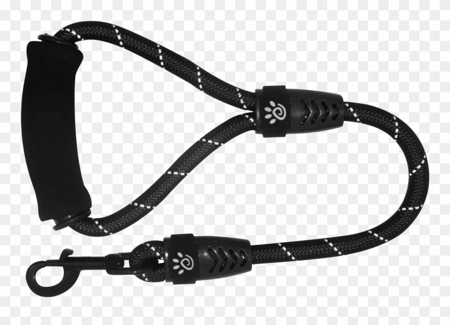 Clip Art Stock Doco Reflective Traffic Leash W Ergocurve - Leash - Png Download