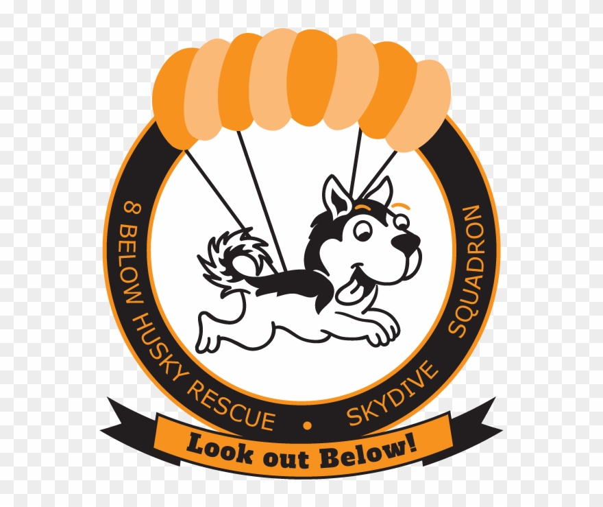 8 Below Skydive Clipart