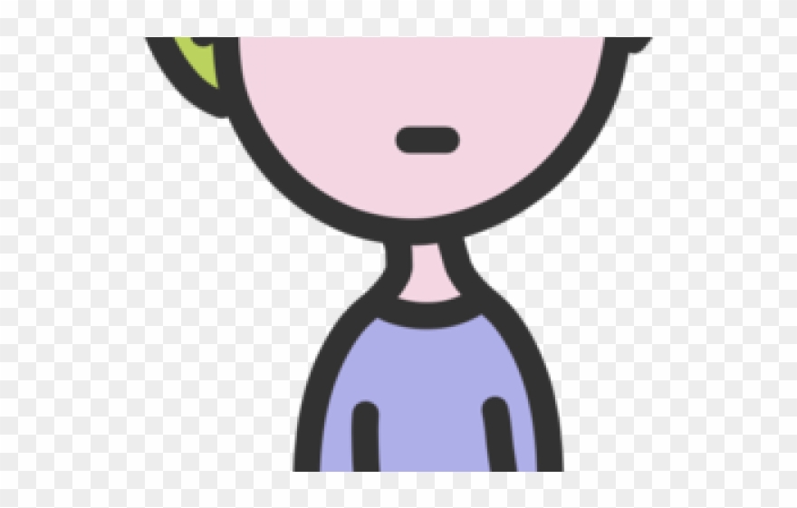 Silence Clipart Reserved Person - Quiet Person Cartoon - Png Download