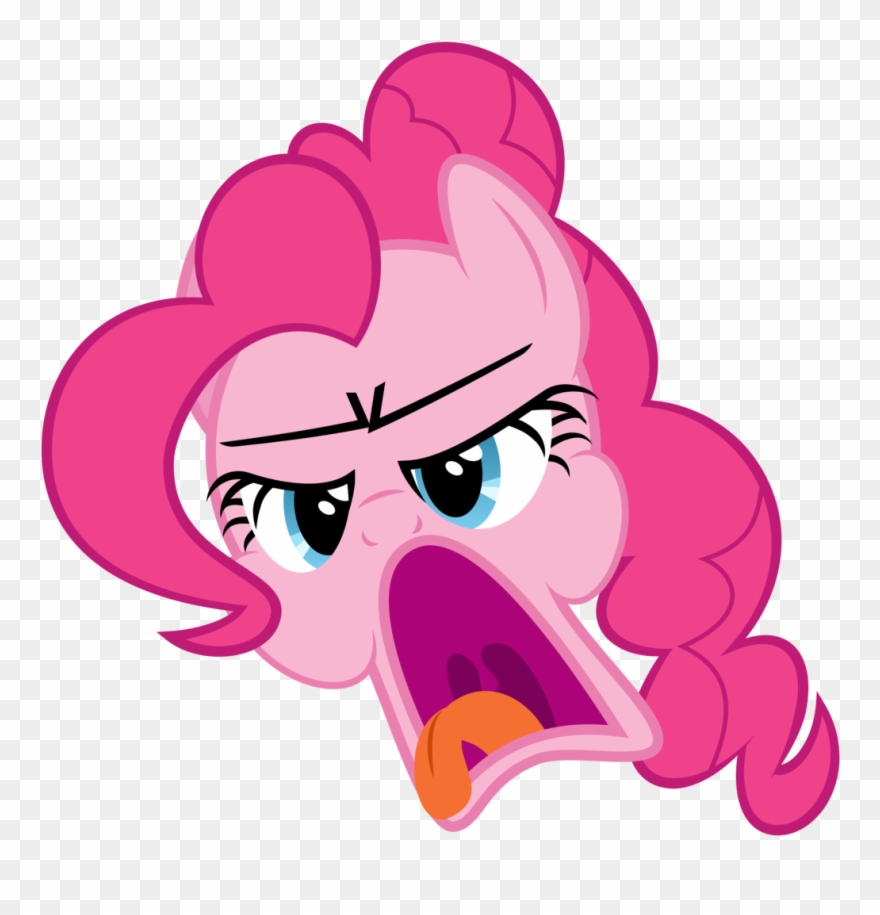 Tongue Clipart Frown - Pinkie Pie - Png Download
